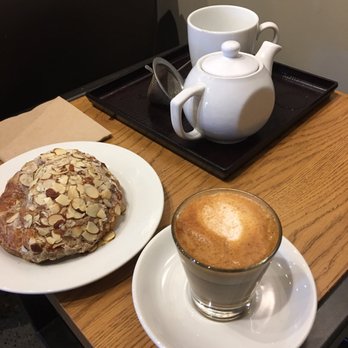 Peet's Coffee - Almond croissant, herbal chamomile tea, honey Cortado coffee - Coffee & Tea Near Me - Laguna Niguel, California Peet's Coffee - Almond croissant, herbal chamomile tea, honey Cortado coffee - Coffee & Tea Near Me - Laguna Niguel, California