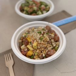 Mango Albacore | Salmon Poke Bowl