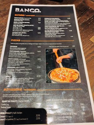 Menu photo 2 Banco Bistro Gatineau, QC