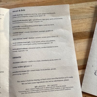 Menu photo 6 Roca Kalamazoo, MI