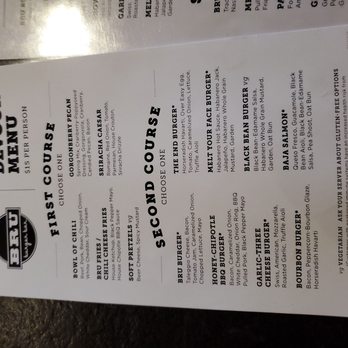Bru Burger Bar - Plainfield - Devour Menu, good - Burgers Near Me - Plainfield, Indiana