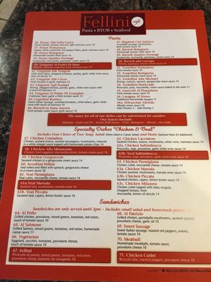 Menu photo 3 Fellini Newtown Square Newtown Square, PA Menu photo 3 Fellini Newtown Square Newtown Square, PA