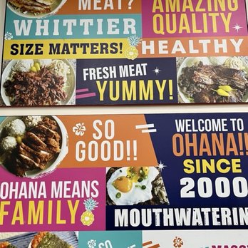 Ohana Hawaiian BBQ - Food Menu - Hawaiian Near Me - Whittier, California Ohana Hawaiian BBQ - Food Menu - Hawaiian Near Me - Whittier, California