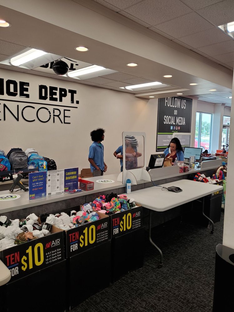 SHOE DEPT ENCORE Updated August 2024 8234 W Judge Perez Dr
