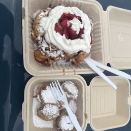 Fried Oreos & funnel cake Fried Oreos & funnel cake