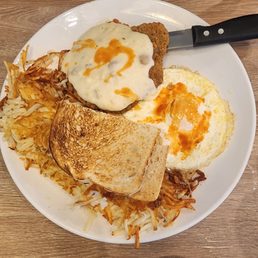 Chicken Fried Steak & Eggs