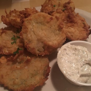 Dish - Fried green tomatoes. Ask for a side of ranch with hot sauce. - Southern Near Me - Charlotte, North Carolina Dish - Fried green tomatoes. Ask for a side of ranch with hot sauce. - Southern Near Me - Charlotte, North Carolina