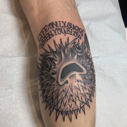 Towns End Tattoo - Blowfish tattoo by Clae