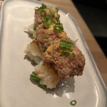 Sushi San - Spicy Tuna crispy rice - not great, had to send back - Sushi Bars Near Me - Nashville, Tennessee Sushi San - Spicy Tuna crispy rice - not great, had to send back - Sushi Bars Near Me - Nashville, Tennessee