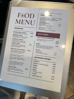 Menu photo 2 Ybor City Coffee and Tea Tampa, FL Menu photo 2 Ybor City Coffee and Tea Tampa, FL