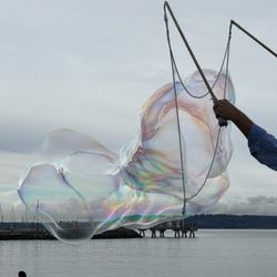 Edmonds Senior Center - Bubble man