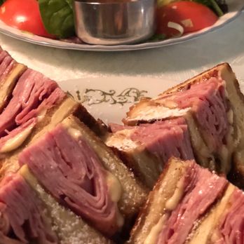 Tea Room - Montecristo Sandwich and the Provolone Cheese - Desserts Near Me - Miami, Florida Tea Room - Montecristo Sandwich and the Provolone Cheese - Desserts Near Me - Miami, Florida
