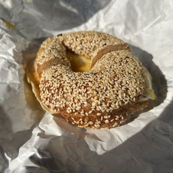 Baked & Boiled Bagels - Sesame bagel with egg and cheese - Bagels Near Me - St. Louis, Missouri Baked & Boiled Bagels - Sesame bagel with egg and cheese - Bagels Near Me - St. Louis, Missouri