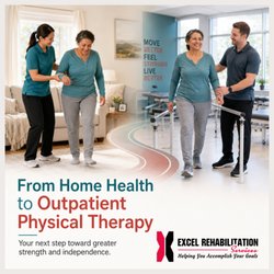 Excel Rehabilitation Services - Check out our Blog. https://www.excelrehabilitationservices.net/blog/home-health-to-outpatient