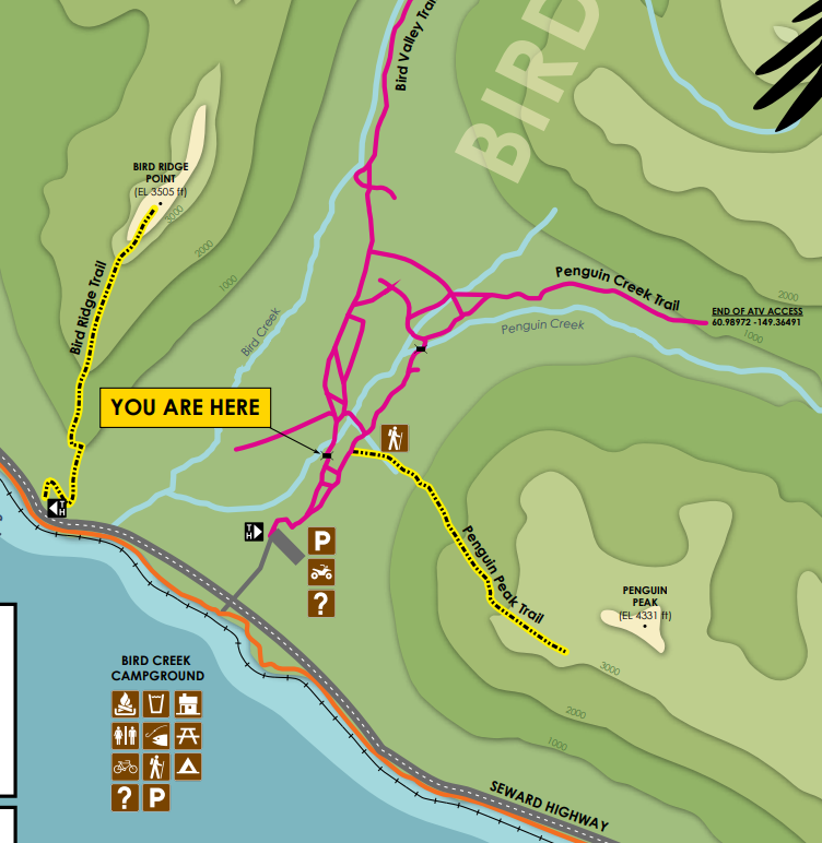 Penguin Creek Trail Logo