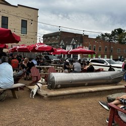 Andy's Pontoon Saloon - Outdoor space, including pontoon fire pit