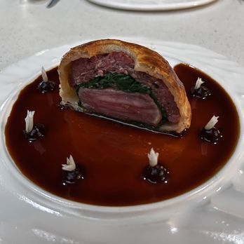 Esme - Same Hill Different Day | A5 wagyu wellington w/ swiss chard, sausage, balsamic veal jus - Party & Event Planning Near Me - Chicago, Illinois