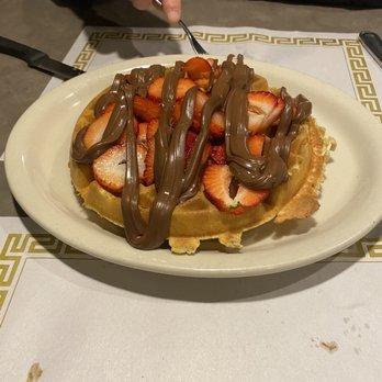 Nazareth Diner - Nutella and strawberry waffle - great for dessert perfectly done - Diners Near Me - Nazareth, Pennsylvania Nazareth Diner - Nutella and strawberry waffle - great for dessert perfectly done - Diners Near Me - Nazareth, Pennsylvania