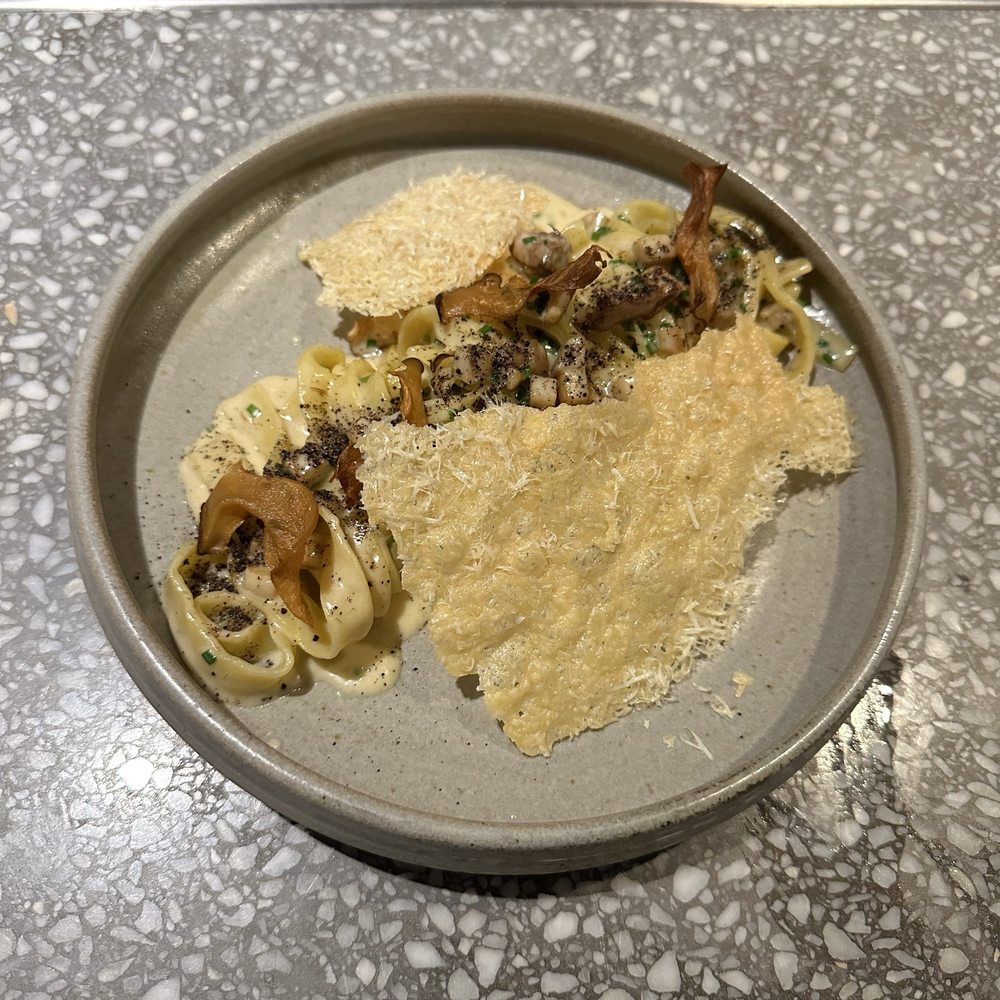 Botanist - Foraged mushroom tagliatelle - IG @bougiefoodieboi - Canadian (New) Near Me - Vancouver, British Columbia Botanist - Foraged mushroom tagliatelle - IG @bougiefoodieboi - Canadian (New) Near Me - Vancouver, British Columbia