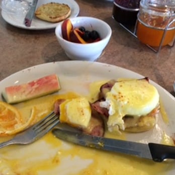 Nancy's Cafe - Classic Eggs Benedict with Fruit Cup - Breakfast & Brunch Near Me - Auburn, California Nancy's Cafe - Classic Eggs Benedict with Fruit Cup - Breakfast & Brunch Near Me - Auburn, California