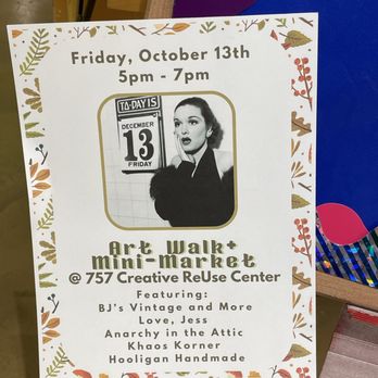 757 Creative ReUse Center - Upcoming event. - Art Supplies Near Me - Norfolk, Virginia