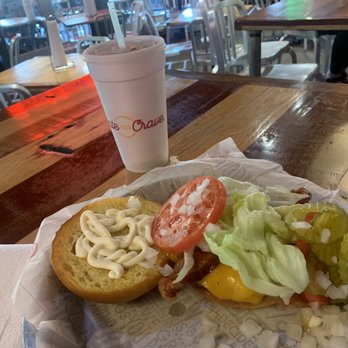 Fuddruckers - Half pounder with the works! - Burgers Near Me - Spartanburg, South Carolina Fuddruckers - Half pounder with the works! - Burgers Near Me - Spartanburg, South Carolina