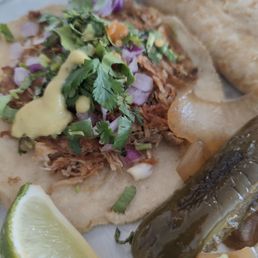 Carnitas taco Carnitas taco