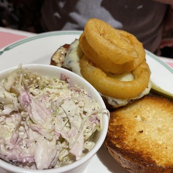 Draper's - Diablo burger with red cabbage slaw.  Yummy! - American Near Me - White Sulphur Springs, West Virginia