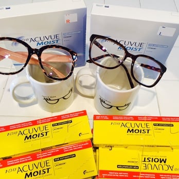 Ok Optical - Two glasses lense, 6months worth of Acuvue moist contact lenses and two awesome coffee mugs! - Optometrists Near Me - Gardena, California