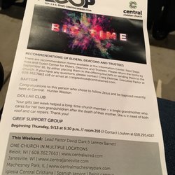 Central Christian Church - Program