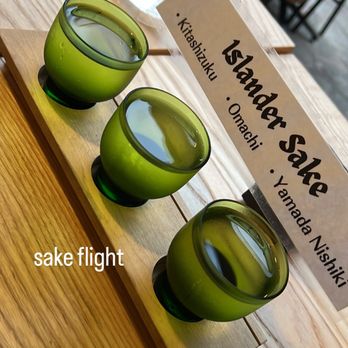 Zigu - Sake flight - Seafood Near Me - Honolulu, Hawaii Zigu - Sake flight - Seafood Near Me - Honolulu, Hawaii