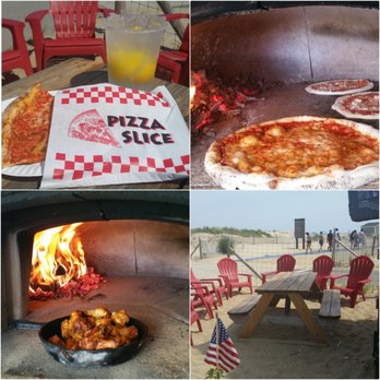 JB Woodfired - a pizza and a pizza slice - Food Trucks Near Me