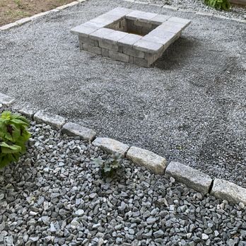 B&R Landscaping - Cobblestone, Gravel, Firepit - Lawn Services Near Me - Providence, Rhode Island B&R Landscaping - Cobblestone, Gravel, Firepit - Lawn Services Near Me - Providence, Rhode Island