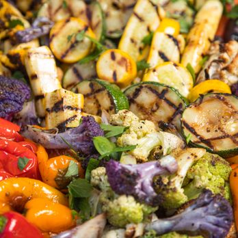 Salty Gal Catering - a tray of grilled vegetables - Food Delivery Services Near Me Salty Gal Catering - a tray of grilled vegetables - Food Delivery Services Near Me