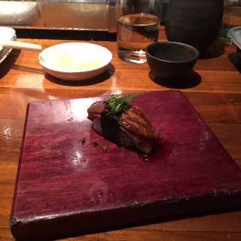Uchi Austin - Foie gras nigiri - Sushi Bars Near Me - Austin, Texas Uchi Austin - Foie gras nigiri - Sushi Bars Near Me - Austin, Texas