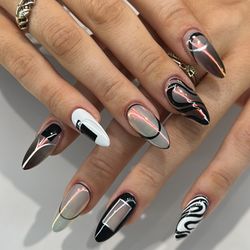 Suave's Nails - Dynamic chrome set. Intro to fall
