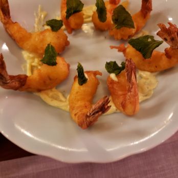 Shanghai Mama - Shrimp with Wasabi "crema" - Chinese Near Me - Madrid, M