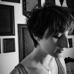 Katne Sharpe - Curtain bang pixie cut