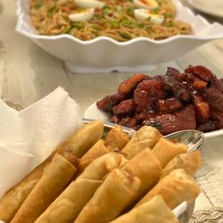 Connie's Home Cooking - Filipino fare: lumpia, BBQ pork, pancit