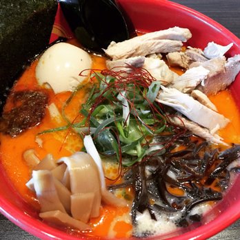 Ramen Bar Ichi - Spicy ramen with chicken chashu - Ramen Near Me - Houston, Texas Ramen Bar Ichi - Spicy ramen with chicken chashu - Ramen Near Me - Houston, Texas