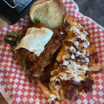 The Cowhead - Florida hot chicken sandwich and loaded fries - Burgers Near Me - Fort Walton Beach, Florida The Cowhead - Florida hot chicken sandwich and loaded fries - Burgers Near Me - Fort Walton Beach, Florida