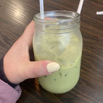 Broken Yolk Cafe - Iced Matcha Green Tea Latte - Breakfast & Brunch Near Me - Fullerton, California Broken Yolk Cafe - Iced Matcha Green Tea Latte - Breakfast & Brunch Near Me - Fullerton, California