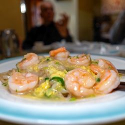 Porridge & Things - Shrimp egg chow fun