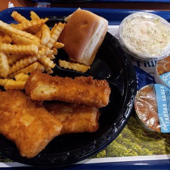 Culver's - 3 Peice Cod w/ Fries & Cole Slaw - Fast Food Near Me - Roseville, Michigan