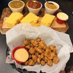 Broussard's Cajun Cuisine - The Felix Flight and Gator Tails APP - SO GOOD!