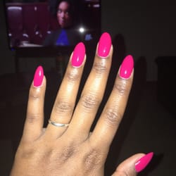 Lovely Nails - Acrylic fill. Color: Watermelon by Essie