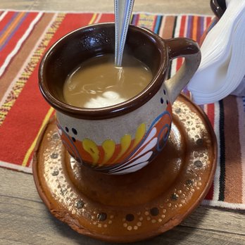 Limon Con Chile - We had cafe de la olla. I really enjoyed it, the chocolate made it unique. I'll definitely have it again. - Mexican Near Me - Odessa, Texas