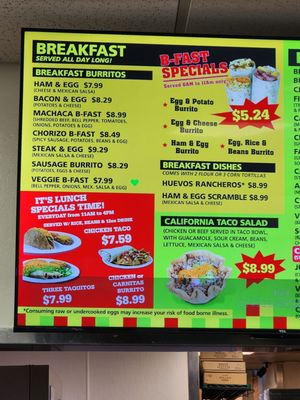 Menu photo 4 California Mexican Food Bellevue, WA Menu photo 4 California Mexican Food Bellevue, WA
