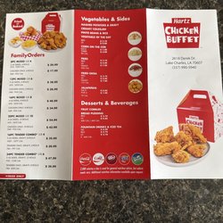 Hartz Chicken Buffet - Menu
