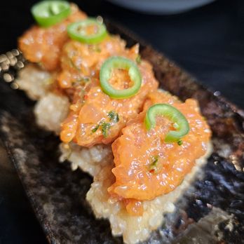 Rice - Crispy Spicy Salmon $16 - Japanese Near Me - Los Angeles, California